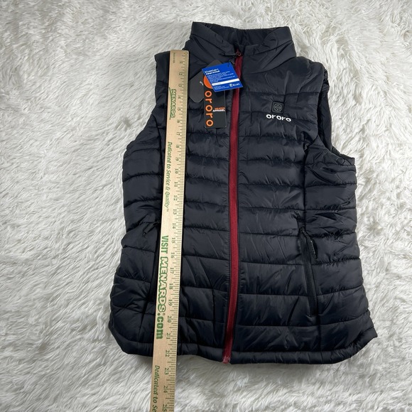 Ororo Puffer Vest Jacket Womens Small Classic Heated Full Zip With Battery Kit - Picture 6 of 14